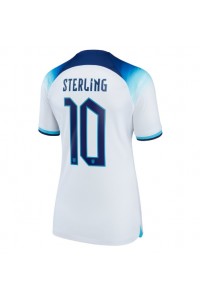 Fotbalové Dres Anglie Raheem Sterling #10 Dámské Domácí Oblečení MS 2022 Krátký Rukáv